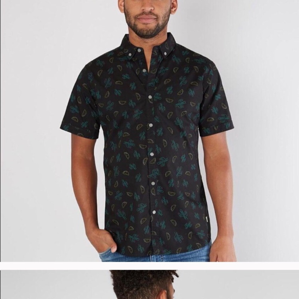 Patterned Button Down - Picture 3 of 4